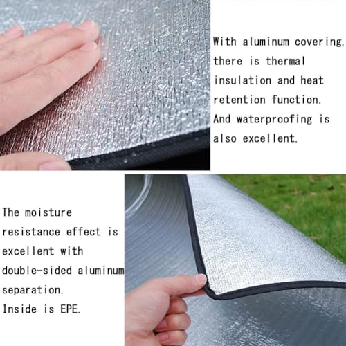 Insulated Camping Sleeping Pad 78 x 39 Inch Thermal Tent Mat Waterproof