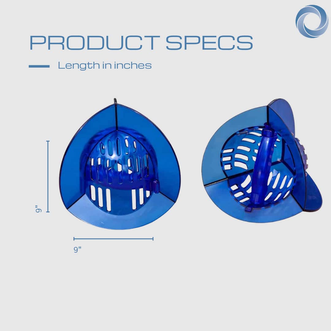 Hydrorevolution Ultimate Pool Exercise Bundle | High Resistance Water Weights | Water Exercise Equipment | Aqualogix Blue Bells, Fins & Aquastrength Barbell | Quick Start Guide