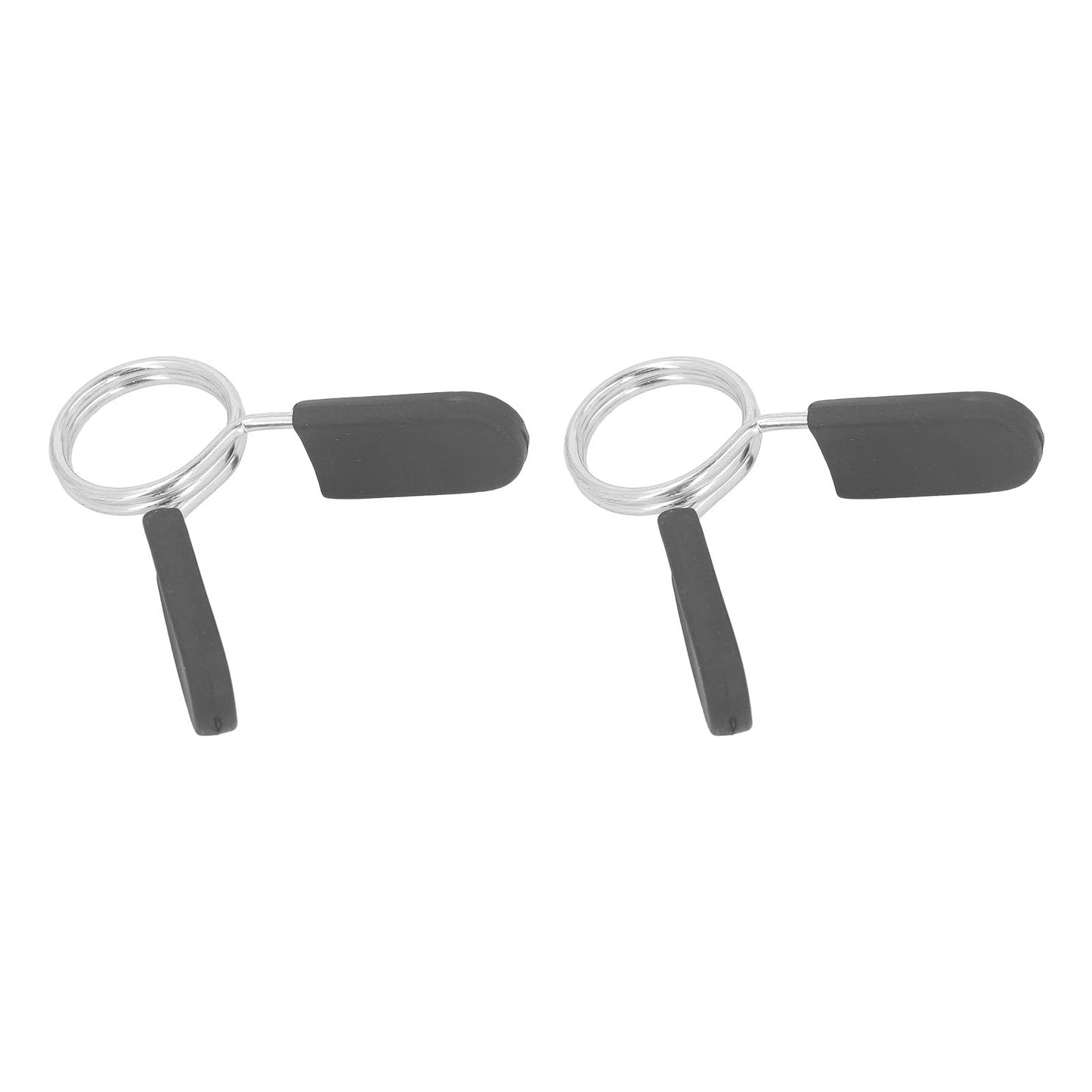2PCS 30mm Dumbbell Spring Clip Collars with Handle, Easy to Use Weight Bar Lock Clips, Comfortable Grip Weightlifting Accessories