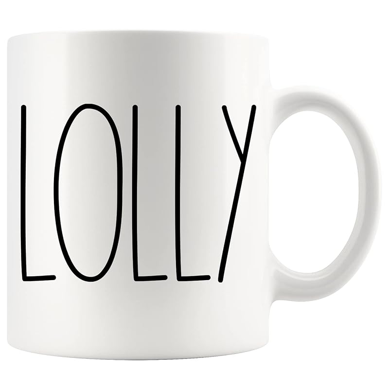 11 Ounce Moon9xx Lolly Coffee Mug - Rae Dunn Inspired Birthday Christmas Gift
