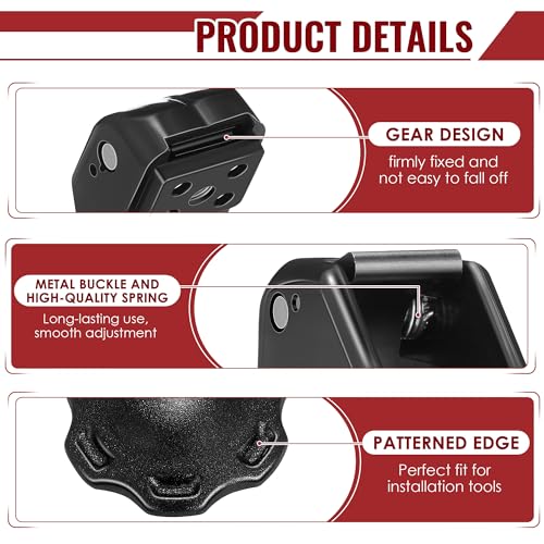 Football Chin Strap Cam Lock Housing & Thumb Screws Set - Compatible with Riddell SpeedFlex