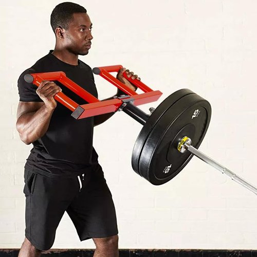 ZUKAM Viking Press Landmine Handle T-Bar Row Attachment for 2-Inch Olympic Barbell (Red)
