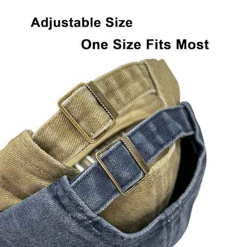 PFFY 2 Packs Vintage Washed Distressed Baseball Cap Golf Dad Hat for Men Women