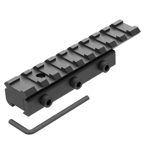 FSI 3/8" 11mm to 7/8" 20mm Dovetail to Picatinny Rail Adapter, Low Profile 11mm to 20mm Picatinny Riser Mount (1pc)