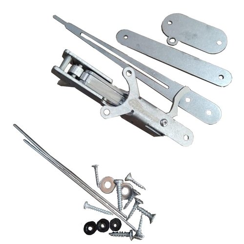 S*MART EGE Chrome Trigger Mechanism for Wooden Spearguns, 551 lb Pull Force, Stainless Steel Construction with Hardware Kit, Reverse Mechanism, Wooden Speargun Trigger