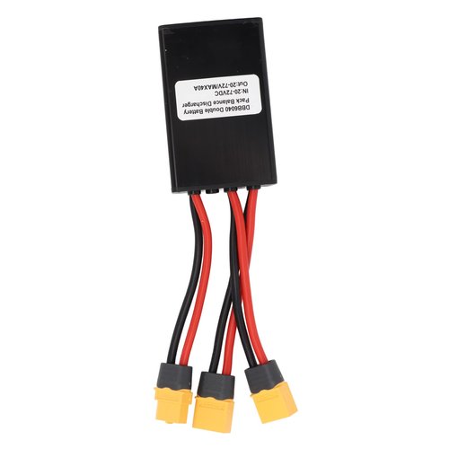 Dual Battery Pack Switch Balancer, 20v-72V Double Battery Discharge Converter Providing Lasting Power Parallel Battery Connector Cable for Electric Bike(40A)
