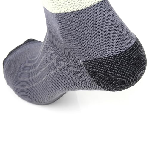 Howies Hockey Cut Resistant Socks - Youth & Adult Size Gray Large - Elite Comfort & Protection