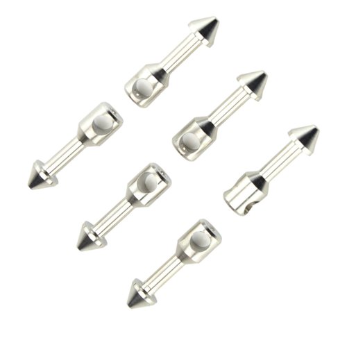 BINGGA 2/6Pcs Portable Fishing Tackle Spearfishing Insert Diver Speargun Band Diver Spearfishing Wishbone Stainless Steel