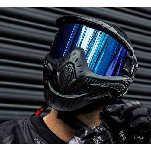 Maddog HK Army HSTL Paintball Airsoft Mask Goggle System | Replaceable Thermal Dual-Pane Anti Fog Lens | Adjustable Full-Face Safety Certified Protection