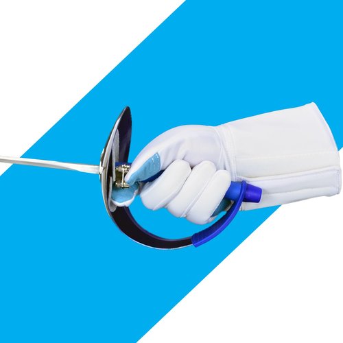 FEFOSAEP Fencing Gloves - Washable Anti-Skid Practice Fencing Glove - Junior Fencing Gloves for Epee Foil and Sabre (7, Right)
