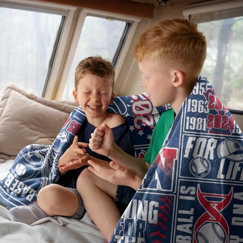 Los Angeles Blanket, Baseball Gifts for Men Women, Baseball Blankets for Adults, Baseball Gear Accessories Stuff 60"x50" Blankets and Throws for Birthday Game Day.