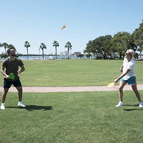 10 Replacement Birdies or Shuttlecocks for Indoor and Outdoor Game - Played at Parks, Beach, Lawn, Yard, or Tailgating