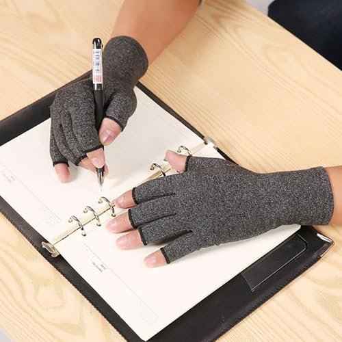 2 Pairs Bamboo Compression Gloves - Bamboo Arthritis Gloves for Men Women - Compression Glove for Arthritis