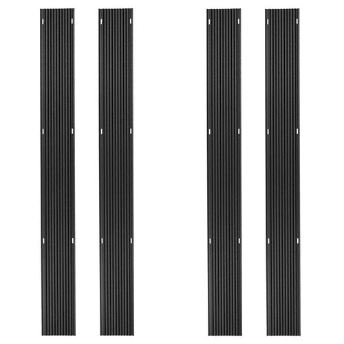 Rage Powersports Black Ice Snowmobile Trailer Ski Guides 5' Carbide Glide Protector, 20' Total, SKI-G60-4, Truck Beds - 4 Pack