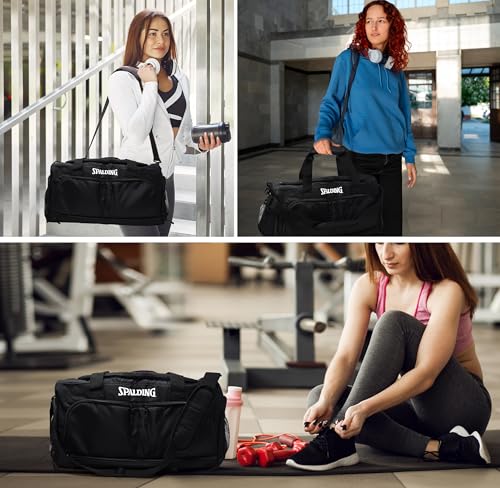 Large Waterproof Gym Duffle Bag with Wet & Shoe Compartments - 55L Capacity