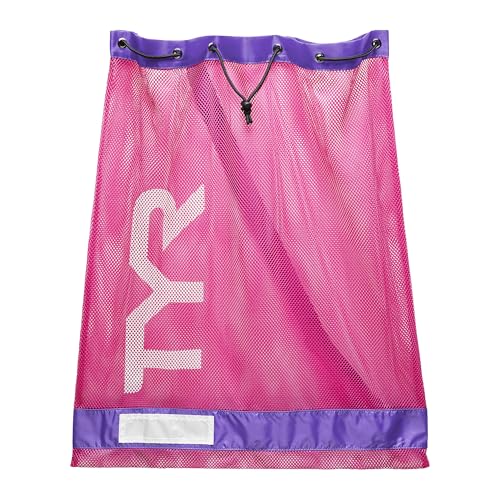 TYR Alliance Mesh Equipment Bag - Pink & Purple Swim Gear Storage