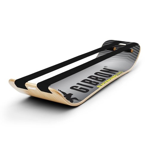 GIBBON SlackBoard Pro - 2-in-1 Slackline Balance Board for Adults - Workout Equipment Gym Training - Wooden Wobble Board Balance Trainer - Yoga, Agility, Pilates, Core, Sports, Exercise