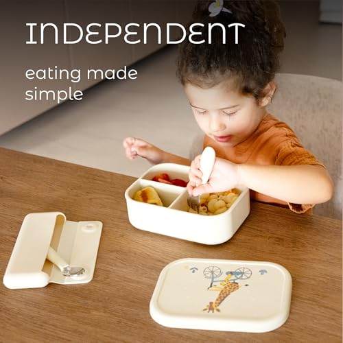 Stainless Steel Toddler Utensil Set 6 Pieces - Mint, Yellow, Pink
