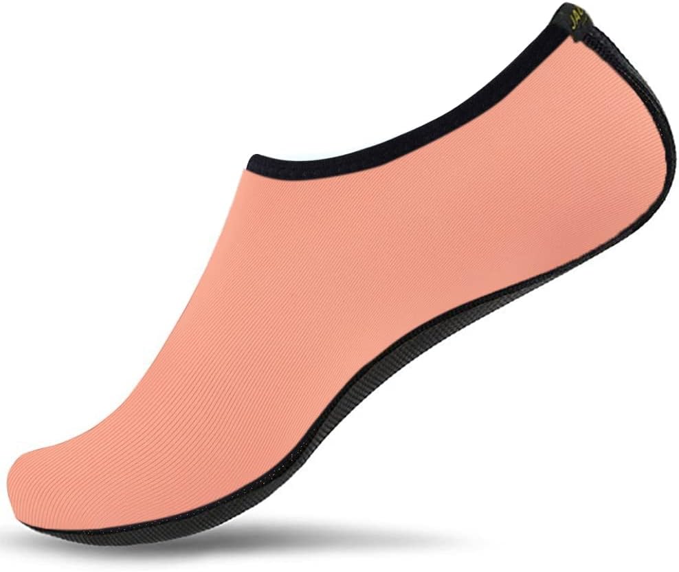 JACKSHIBO Water Shoes for Women Men Swim Shoes Water Socks for Cruise Essentials Swimming Aqua Beach Pool Yoga Surf