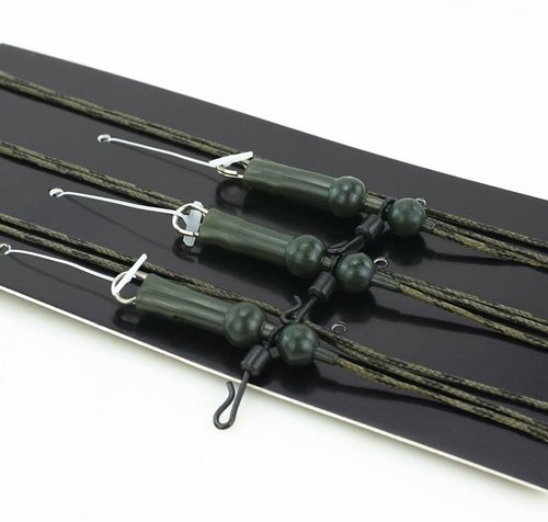KTGCOZS Pack of 3 Set Carp Fishing Lead Core Line Helicopter Rigs Fishing Tackle Line Making Sinking Braided Line Accessories