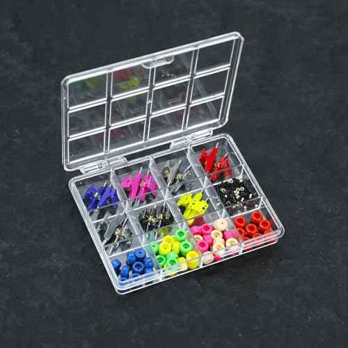 SIXPOINTS 156 Pieces DIY Fingerboard Making Kit Case-31mm Multicolour Trucks,Wheel, Screws,Nuts,Spanner,Compatible with Most Finger Board Repair Replace Tool (Multicolour Trucks Repair Box)