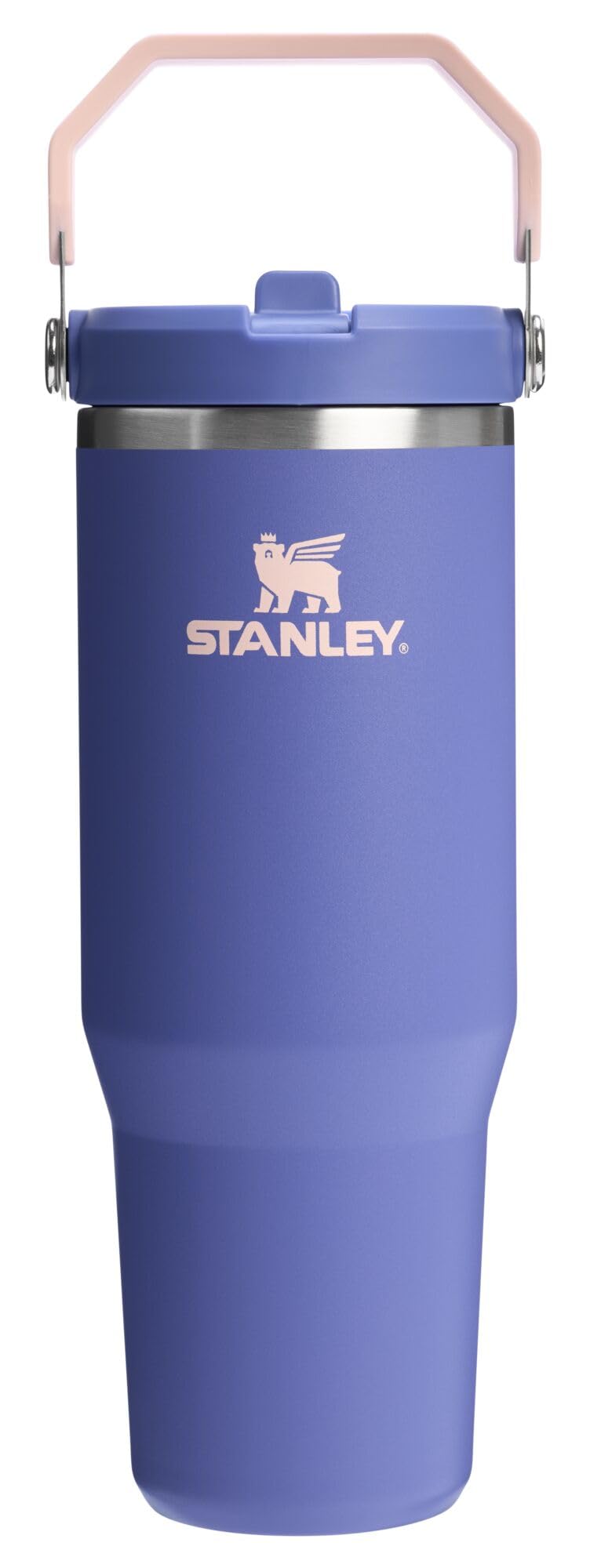 Stanley IceFlow 2.0 Flip Straw Tumbler with Handle 30 oz | Twist On Lid and Flip Up Straw | Leak Resistant Water Bottle | Insulated Stainless Steel | BPA-Free | Exclusive Lupine