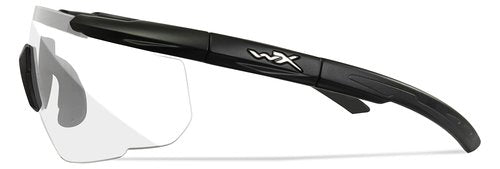 Wiley X Saber Advanced Shooting Glasses ANSI Z87.1+ Safety Sunglasses for Men and Women, UV and Eye Protection for Hunting and Shooting Matte Black Frames, Clear Lenses, Ballistic Rated