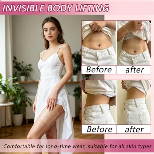 20PCS Waterproof Invisible Thigh Lift Tape for Loose Skin & Body Shaping