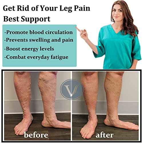 ACTINPUT Copper Compression Socks Men Women Circulation 4 Pairs-Best Support for Nurses,Running,Cycling