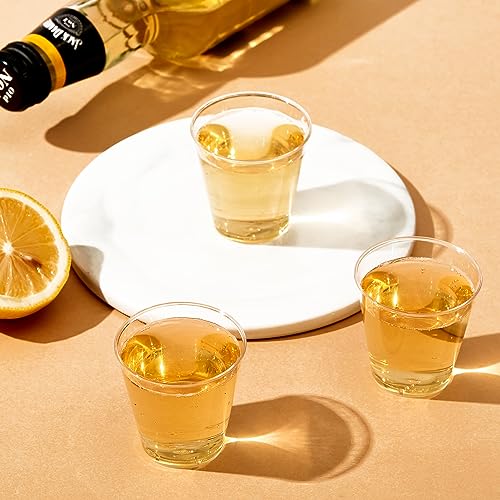 JOLLY PARTY 2oz Disposable Plastic Shot Glasses - Pack of 500, Clear