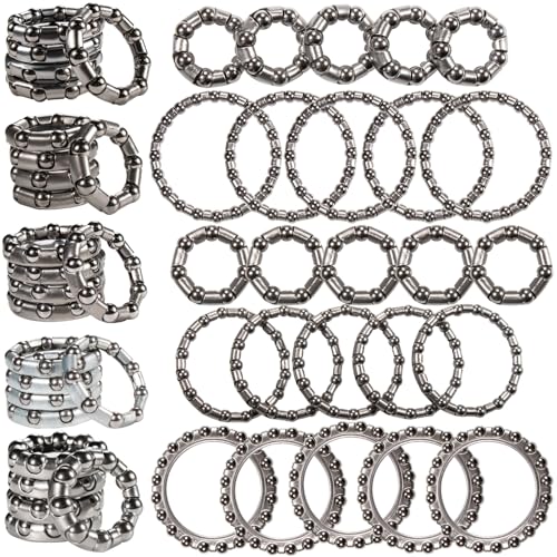 Bicycle Ball Bearing Kit 50 Pieces for Headset, Hub, Crankset - Steel, 4-8mm