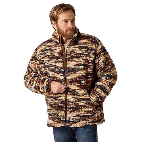 ARIAT mens Fleece Chimayo Jacket