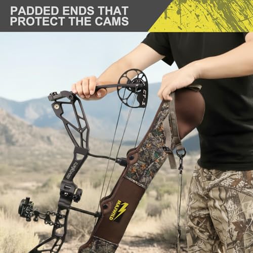 Neoprene Compound Bow Sling with Adjustable Shoulder Strap for Hunting