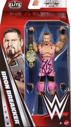 WWE Bron Breakker Action Figure with Championship Belt - Elite Series