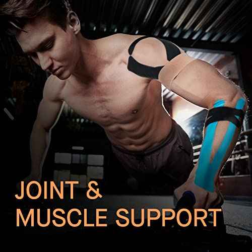 OK TAPE Kinesiology Tape, Regular Original Cotton Elastic Athletic Tape for Support and Recovery, Sports Tape, 2in¡¿16.4ft Uncut Roll - Purple