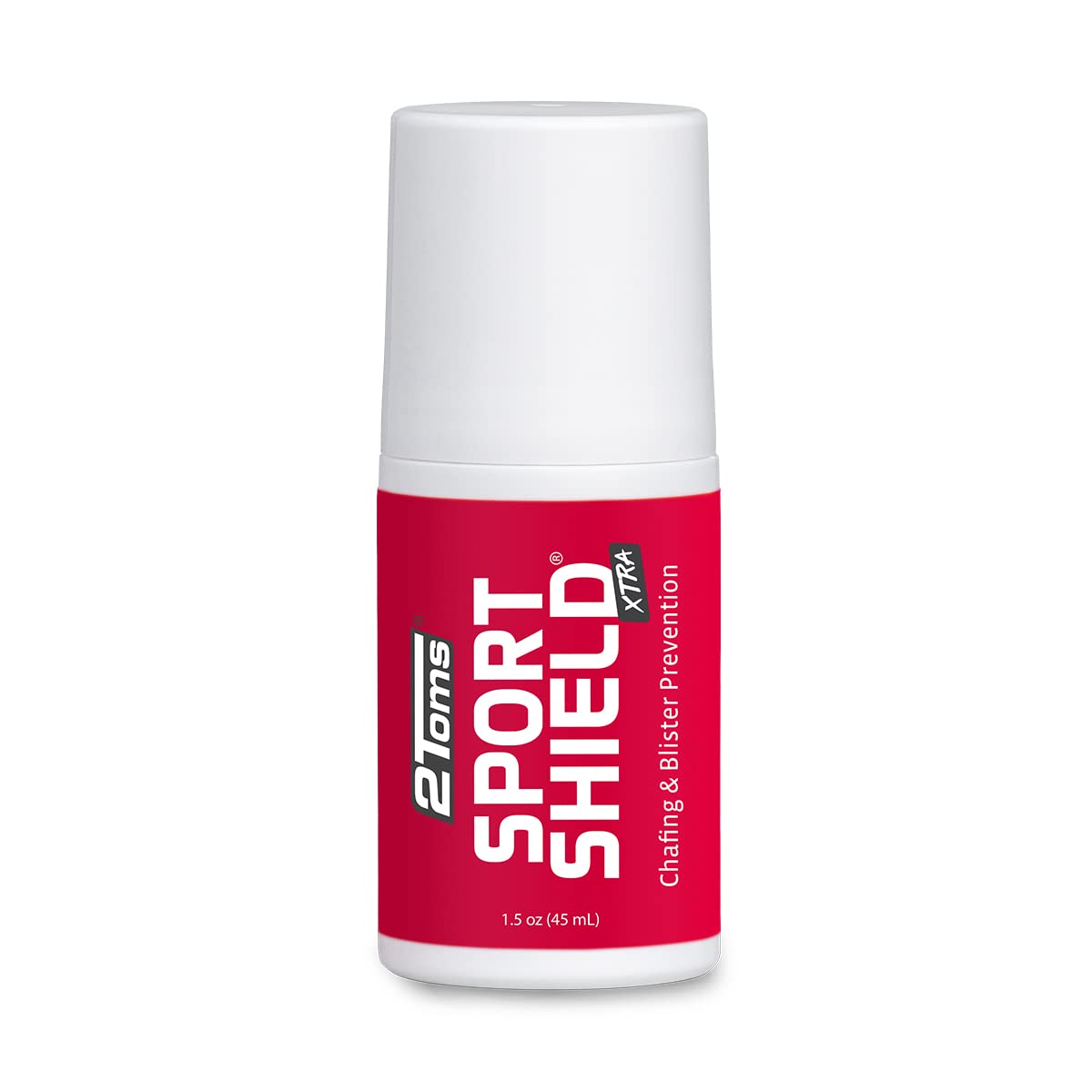 2Toms SportShield Xtra, Soothing All Day Anti-Chafe Prevention, Waterproof Protection from Thigh Chafing and Skin Irritation, 1.5 Ounce Bottle