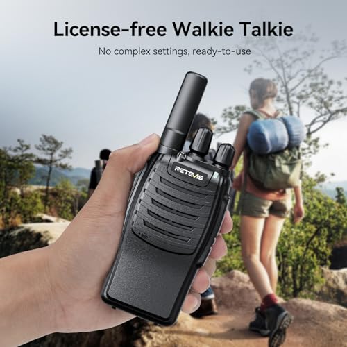 Retevis H777 Walkie Talkies Rechargeable Portable Two-Way Radio 3 Pack Without Screen