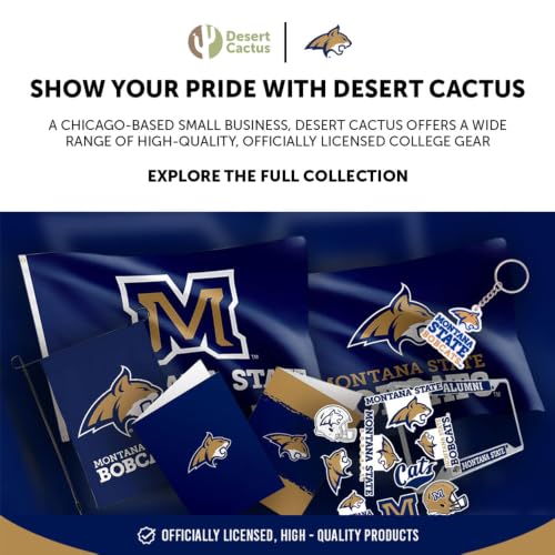 Montana State University Embroidered Baseball Hat - Desert Cactus