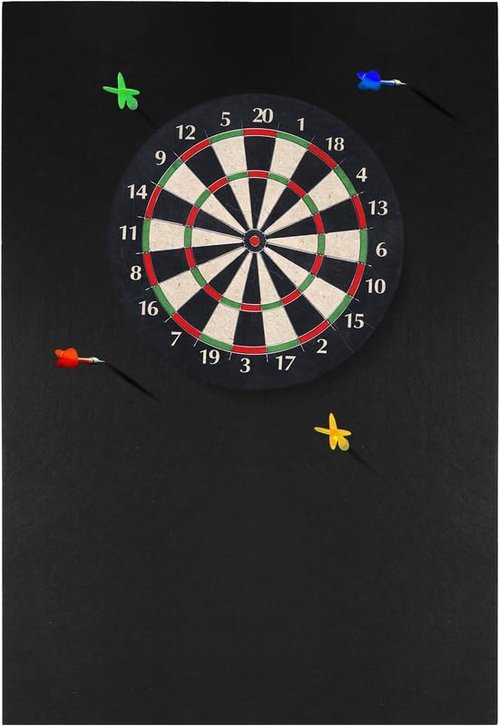 Dart Board Wall Protectors, 24" H X 24" W X 0.5" Thickness, Felt Wall Tiles Dart Board Wall Protector, Dart Board Surround, Dartboard Wall Protector, Dart Board Backboards Cork Board Alternative