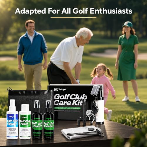 Pro Golf Club Care Kit - Rust, Scratch Remover, Grip Cleaner & Towel