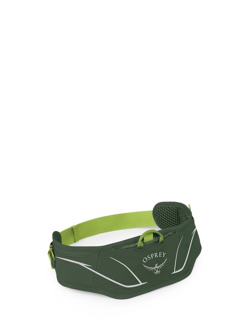 Osprey Duro Dyna LT Hydration Waist Pack with Hydraulics Soft Flasks for Running, Seaweed Green/Limon
