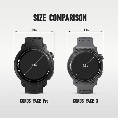 COROS PACE Pro GPS SPORT WATCH, 1.3-inch AMOLED Touchscreen, Fastest in Class Processor Running Watch, 20 days Battery Life, Navigation with Global Offline Maps, Sleep Tracking, Running, Cycling- Blue