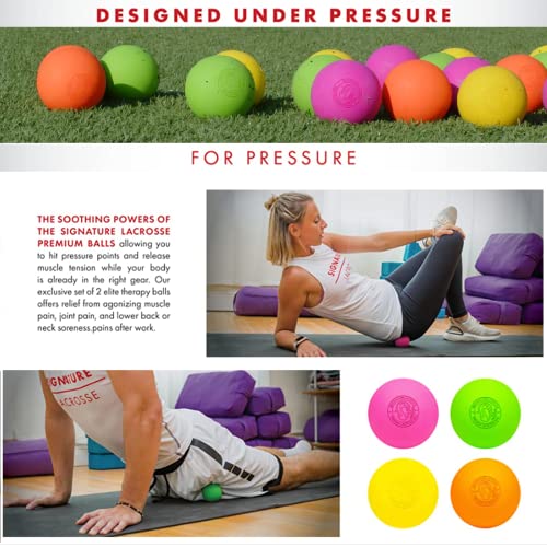 Assorted Lacrosse Balls Set of 8 - Massage, Therapy & Recreation