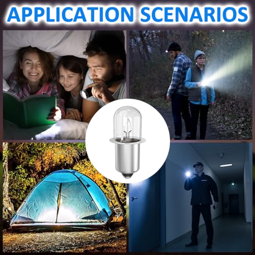 18V Xenon Flashlight Bulb 2 Pack for Cordless Worklights and Flashlights