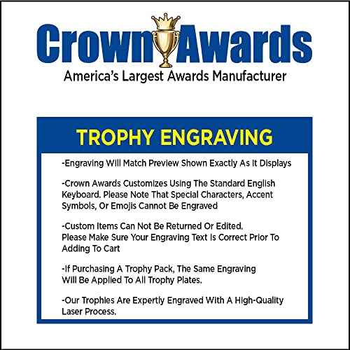 6" Gold Turkey Trophies - Personalized Thanksgiving Turkey Trophy Awards