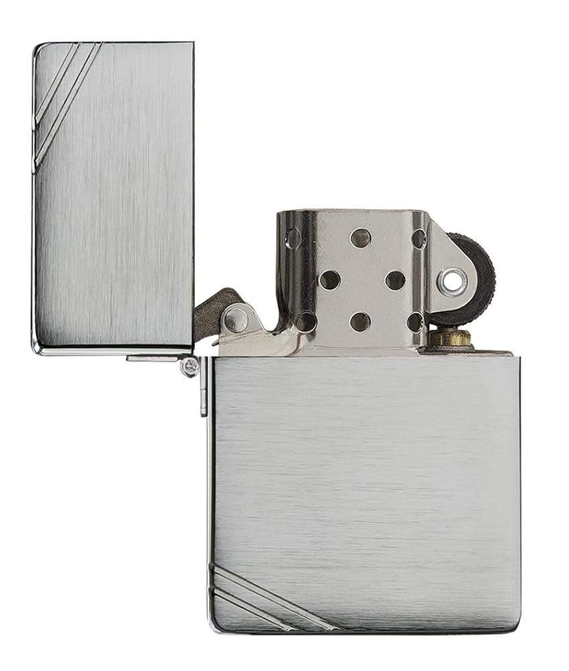 Zippo Chrome 1935 Replica Lighter - Genuine Windproof Metal Refillable