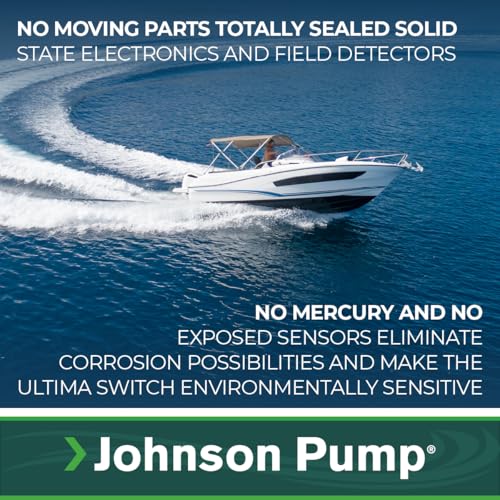 Auto Bilge Pump Switch for Marine & Industrial Pumps - 20 Amp