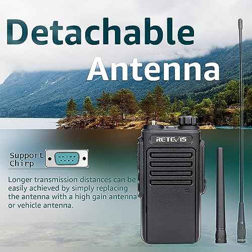 Retevis RT47V MURS Radios, 2 Way Radios with Shoulder Mic, IP67 Waterproof Walkie Talkies, Rechargeable, Walkie Talkie for Hunting, Boating, Fishing, Surfing, Camping(2 Pack)