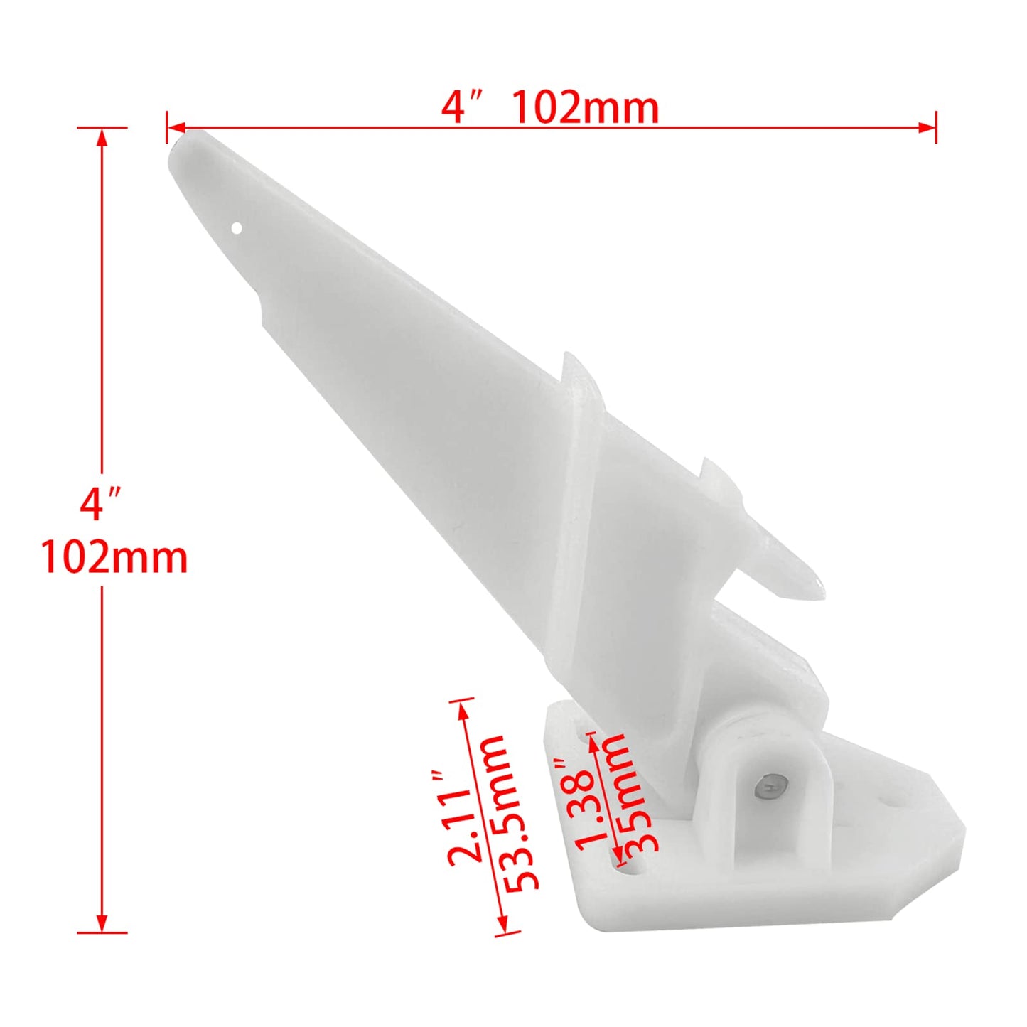 ISURE MARINE Boat Universal Speedometer Kick-up Pilot Tube 80 MPH Speedometer Pilot Sea Portable Mini Tool Accessories