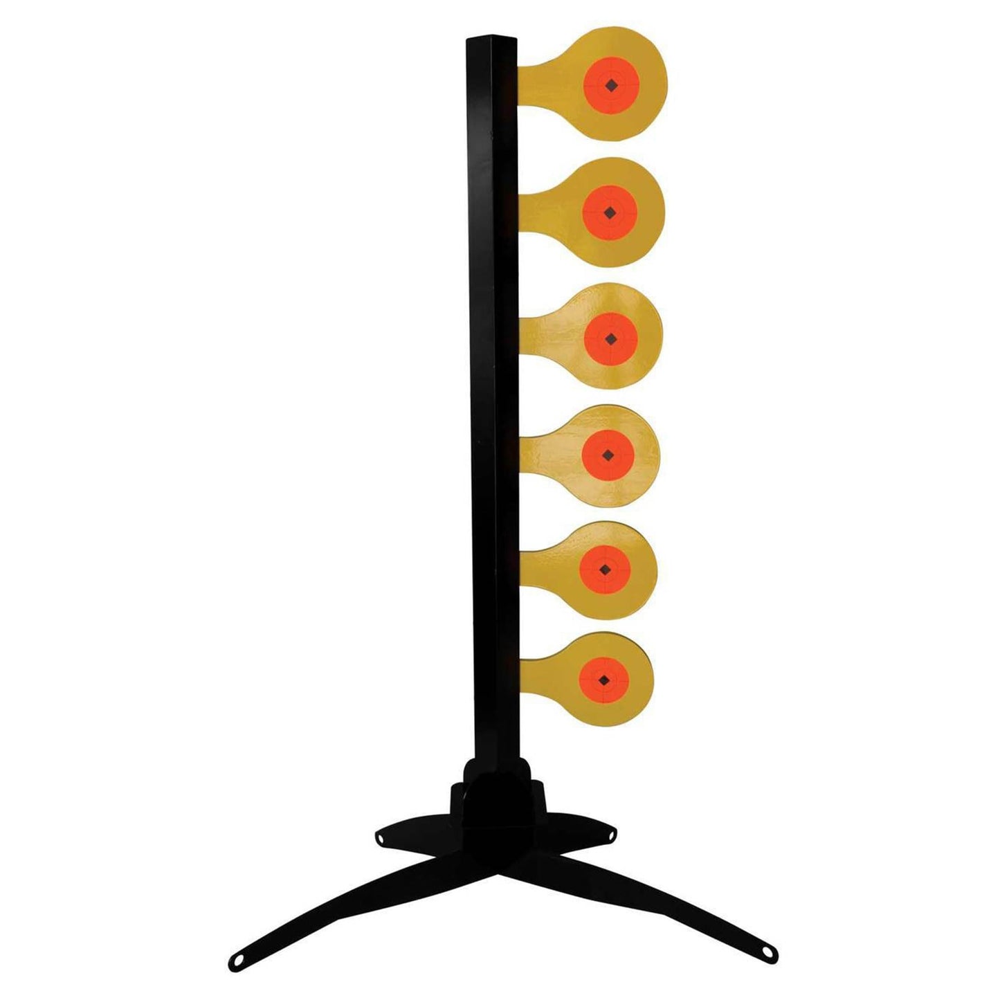 Birchwood Casey Handgun Dueling Tree Target with AR500 Steel Paddles, World of Targets - Shooting Stand Equipment with Accessories for Outdoor Practice and Training